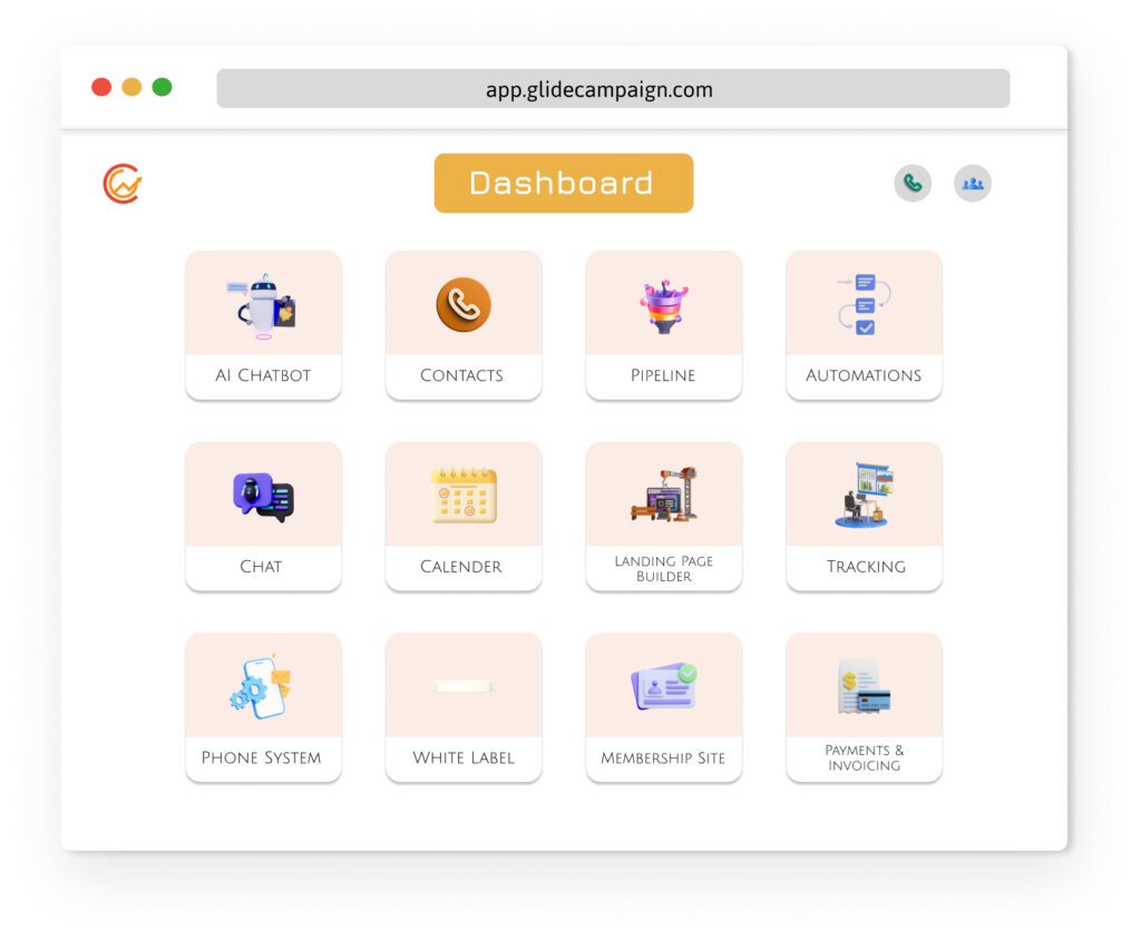 GlideCampaign Dashboard